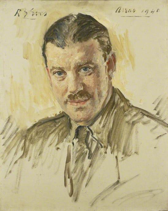 am Milborne-Swinnerton-Pilkington by Reginald Grenville Eves,16x12(A3) Poster