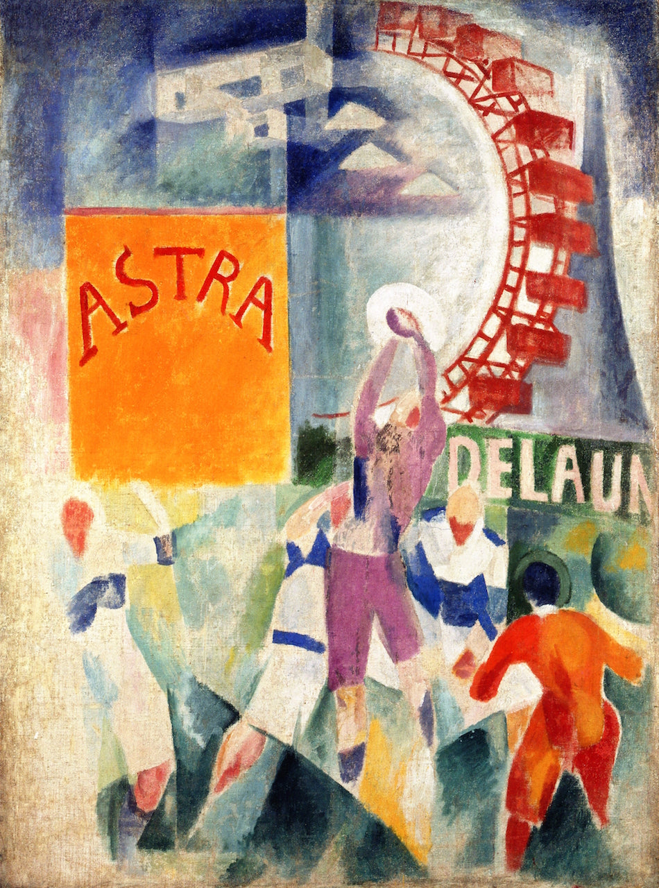 L'equipe de Cardiff by Robert Delaunay,16x12(A3) Poster