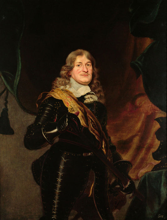 Frederick William, Elector of Brandenburg, vintage artwork by Frans Luyckx, 12x8" (A4) Poster