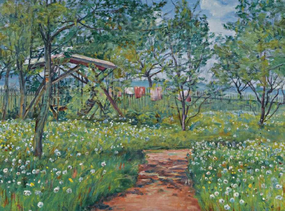 Garden in Libusˆ by Frantis¡ek Kavan,A3(16x12")Poster