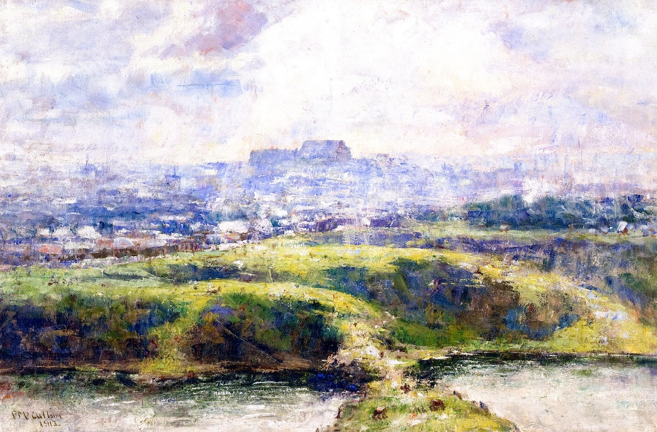 Looking Towards Richmond Hill by Frederick McCubbin,A3(16x12")Poster