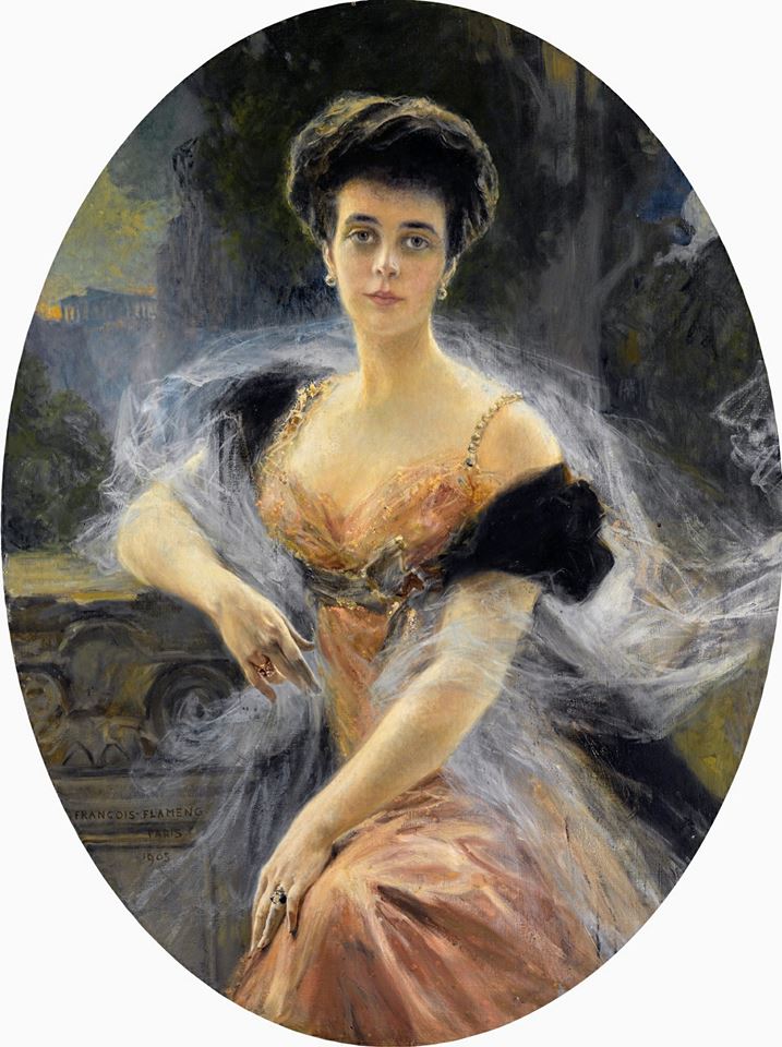 and Duchess Elena Vladimirovna of Russia by Francois Flameng,A3(16x12")Poster