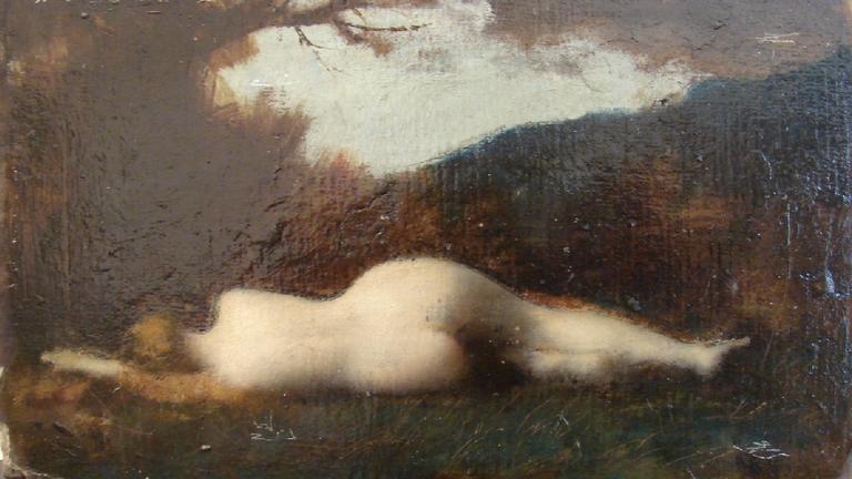 by blis, vintage artwork by Jean-Jacques Henner, 12x8" (A4) Poster