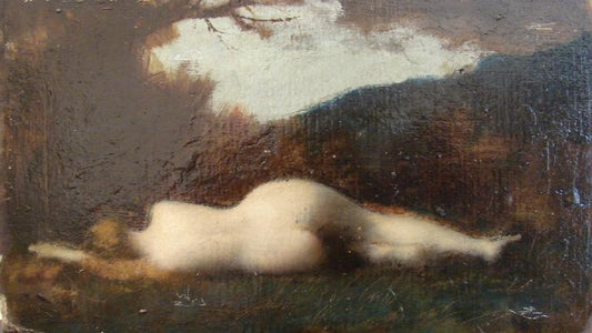 by blis, vintage artwork by Jean-Jacques Henner, 12x8" (A4) Poster