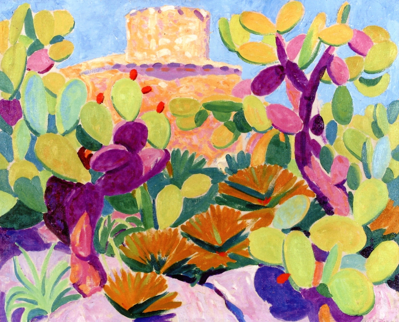 Cactus, St. Paul, France by Edwin Ambrose Webster,A3(16x12")Poster