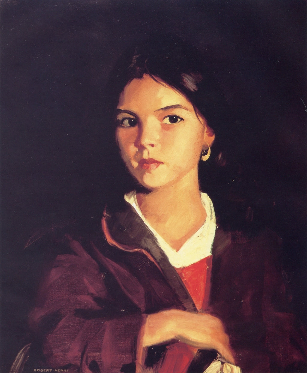 Bernadita by Robert Henri,A3(16x12")Poster