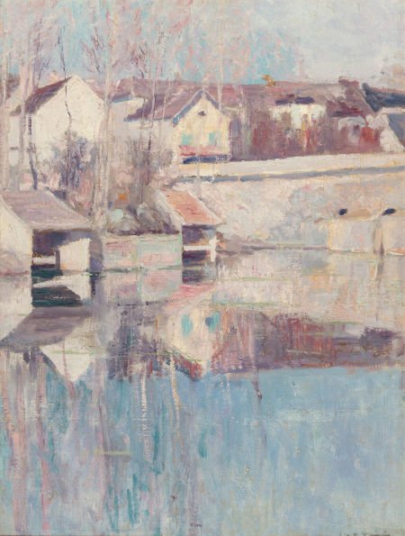 Grez. France by Edward Wilbur Dean Hamilton,A3(16x12")Poster