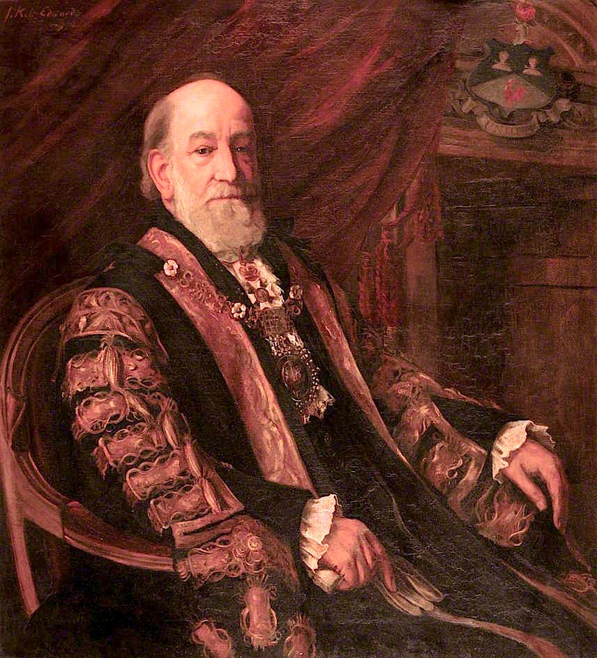 am Vaughan Morgan, Lord Mayor of London by John Kelt Edwards,16x12(A3) Poster
