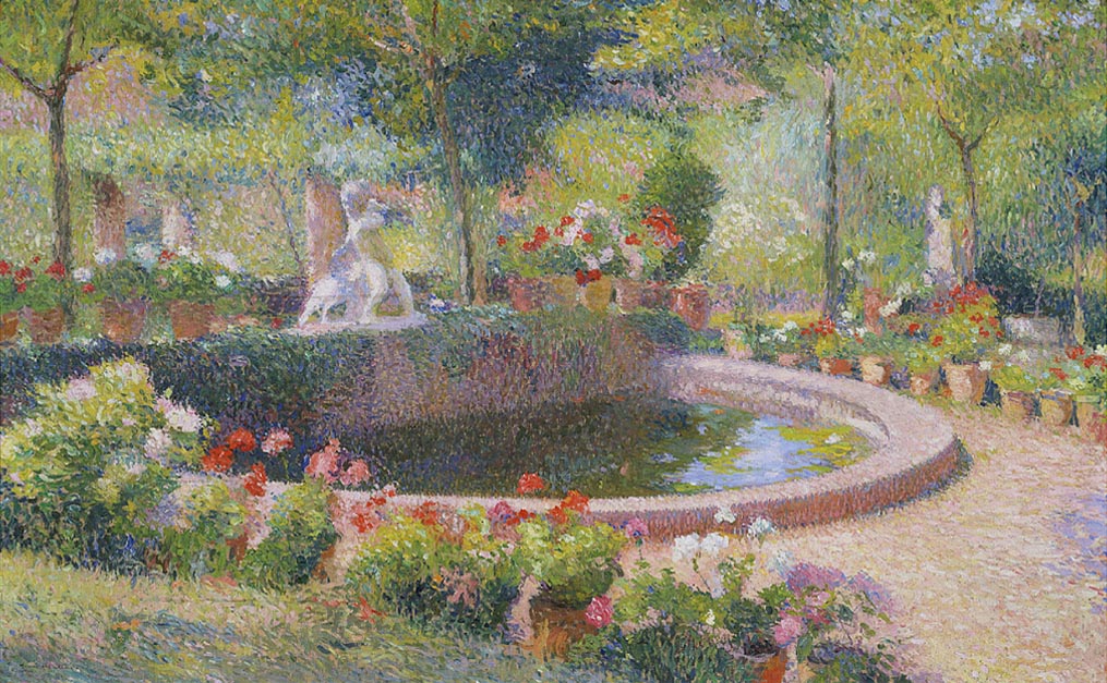 Fountain in Marquayrol by Henri Martin,A3(16x12")Poster