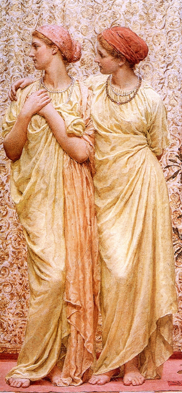 Topaz, vintage artwork by Albert Joseph Moore, A.R.W.S., 12x8" (A4) Poster