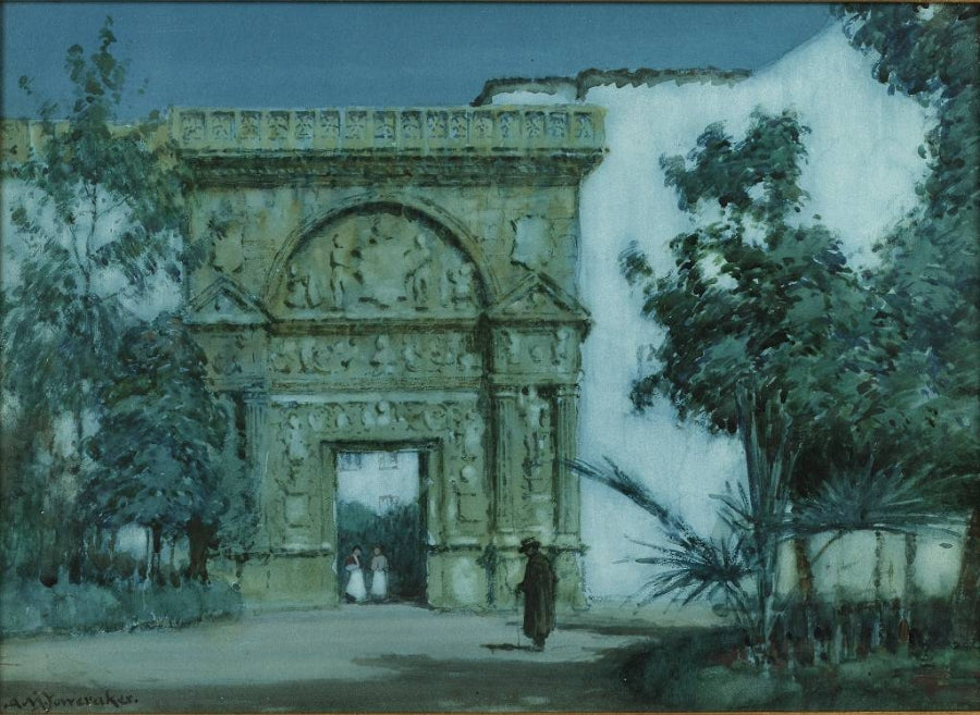 Moonlight, Cordoba by Albert Moulton Foweraker,16x12(A3) Poster