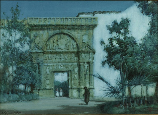 Moonlight, Cordoba by Albert Moulton Foweraker,16x12(A3) Poster