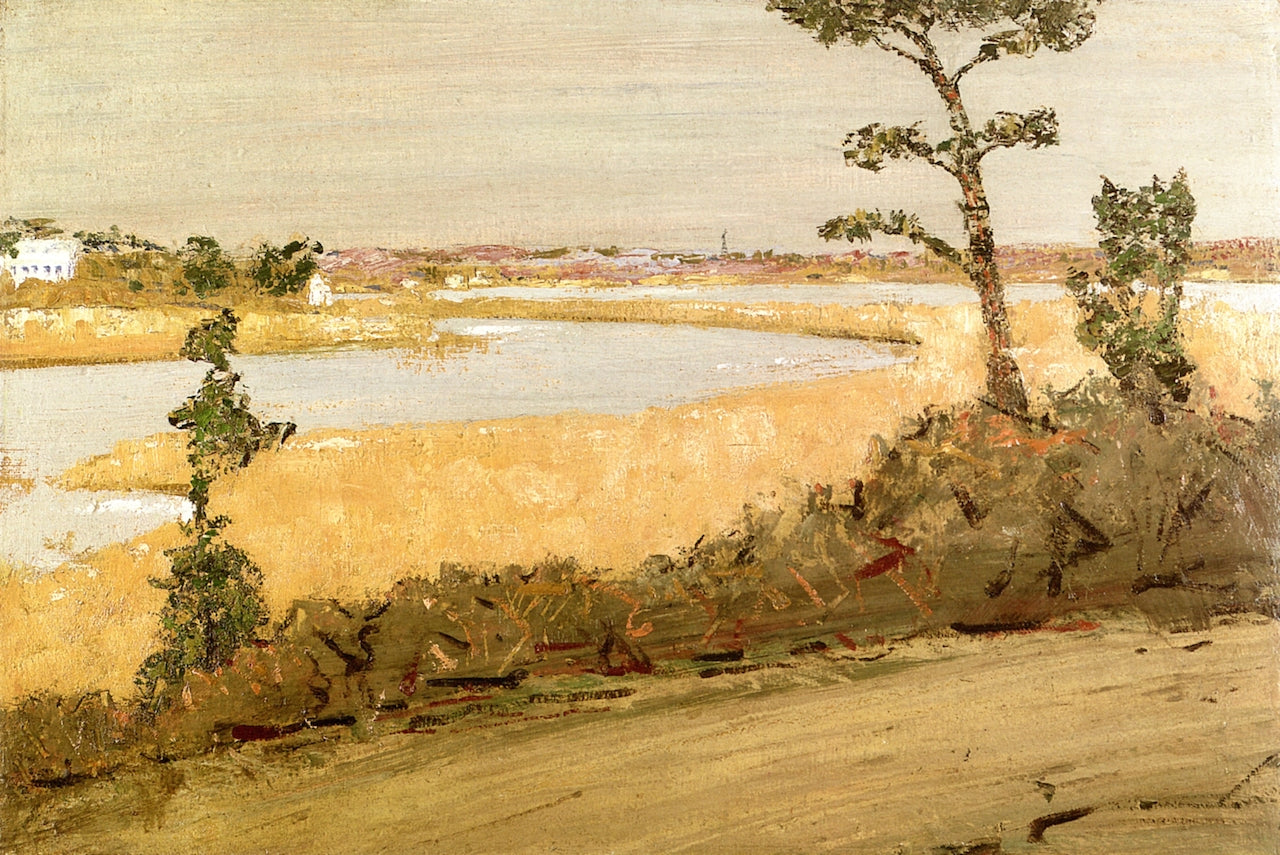 Richmond Creek, vintage artwork by Henry Prellwitz, 12x8" (A4) Poster