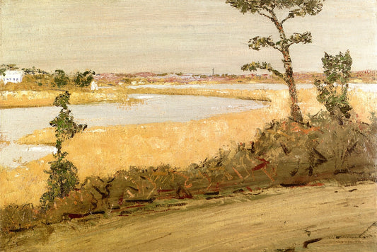 Richmond Creek, vintage artwork by Henry Prellwitz, 12x8" (A4) Poster