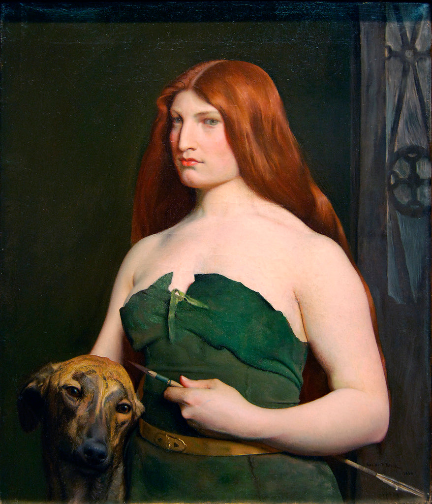 A Celtic Huntress by George de Forest Brush,A3(16x12")Poster