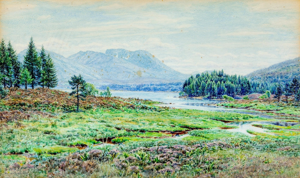 is from Achnacarry, Loch Lochy by Woodbine Kendall Hinchliff,16x12(A3) Poster