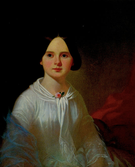 Sarah (Sallie) thomas, vintage artwork by George Caleb Bingham, A3 (16x12") Poster Print