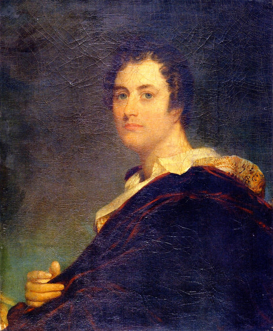 George Noel Gordon, 6th Lord by ron, vintage artwork by William E. West, 12x8" (A4) Poster