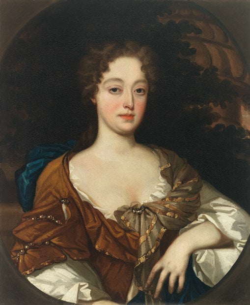 Anne, First Wife of Sir Frances Warre, vintage artwork by Peter Lely, 12x8" (A4) Poster