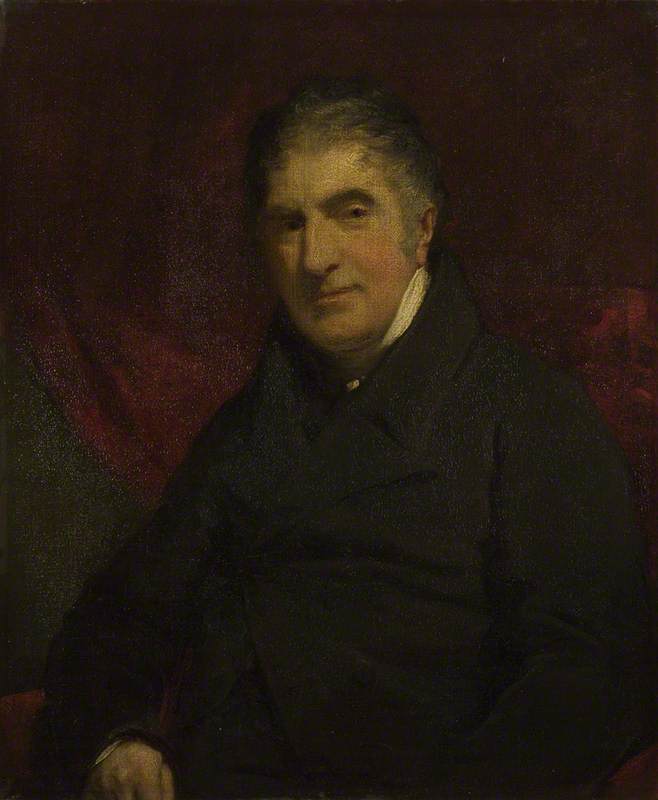 Reverend William Holwell Carr, Benefactor, vintage artwork by John Jackson, 12x8" (A4) Poster