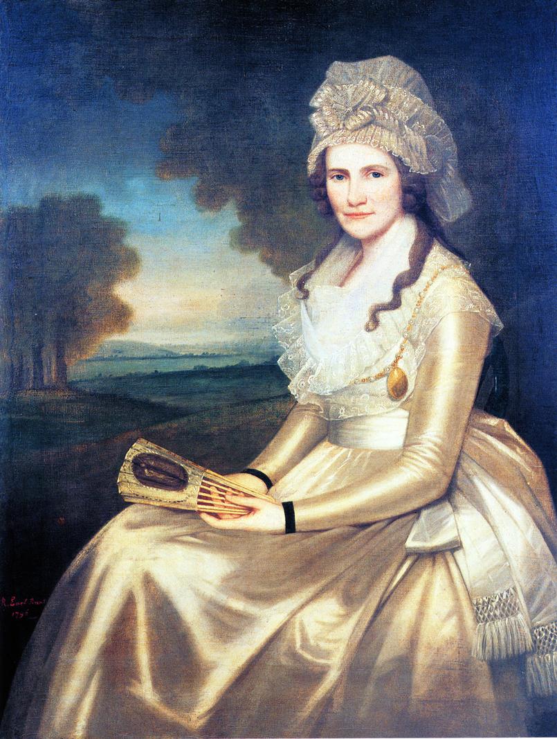 Mrs. Jared Lane (Apphia Ruggles), vintage artwork by Ralph Earl, 12x8" (A4) Poster