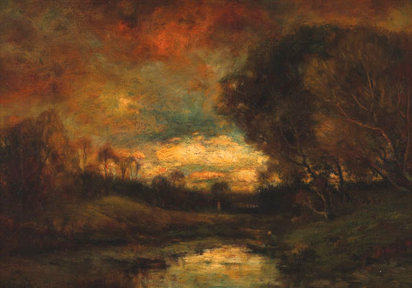 A Quiet Brook, vintage artwork by Charles P. Appel, 12x8" (A4) Poster