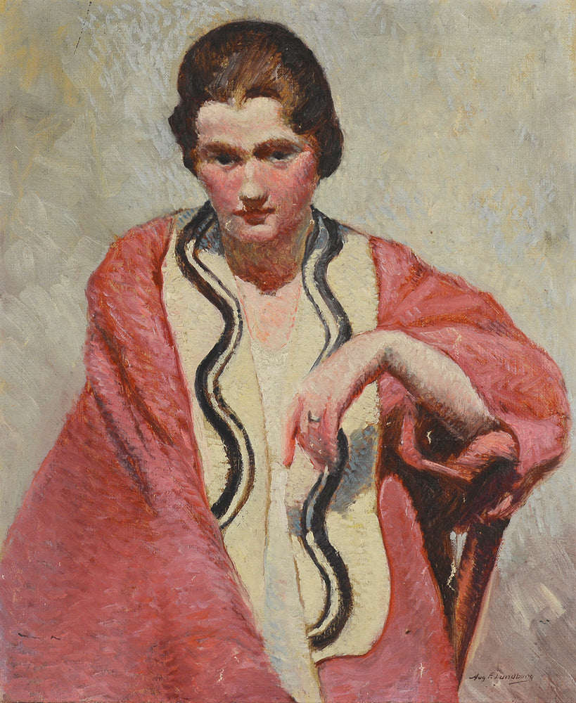 Florence in Pink by August F. Lundberg,16x12(A3) Poster