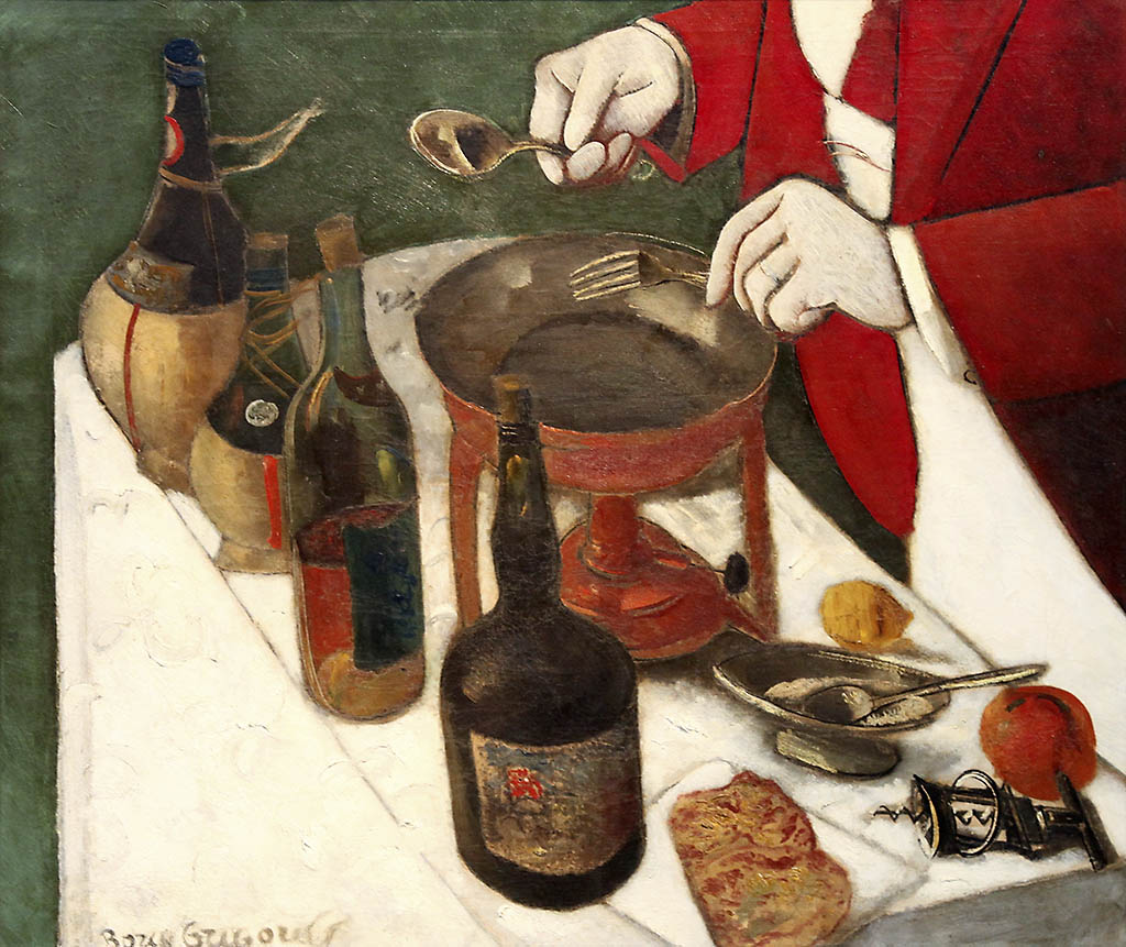 Cooking Pancakes by Boris Grigoriev,16x12(A3) Poster