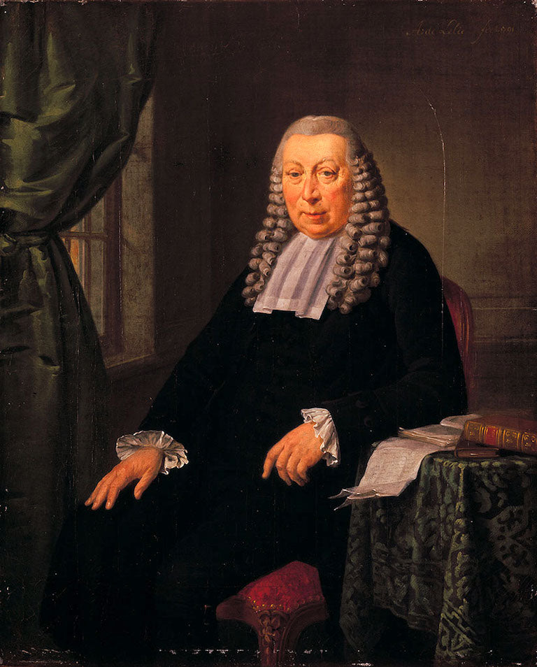 Hendrik Hooft Danielsz., vintage artwork by Adriaan de Lelie, 12x8" (A4) Poster