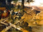 The Ambush by Charles Marion Russell,A3(16x12")Poster