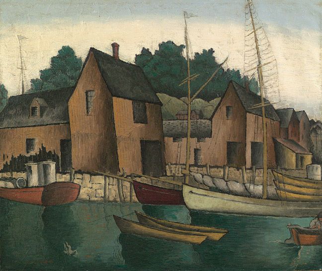 Rockport Harbor by Glenn O. Coleman,16x12(A3) Poster