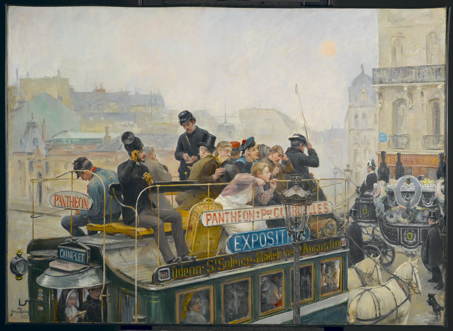 Égalite, vintage artwork by Henry Bacon, 12x8" (A4) Poster