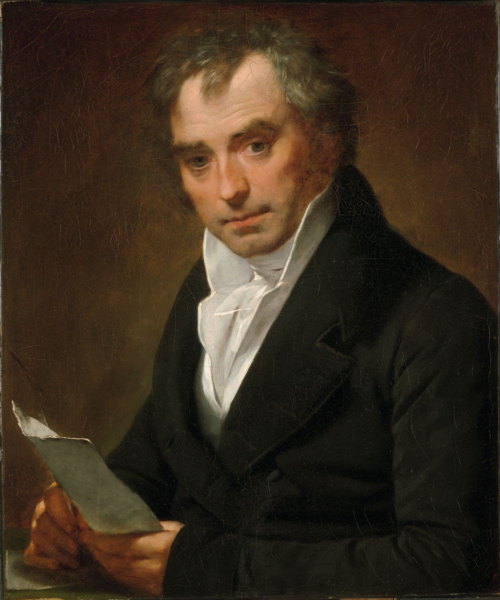 Dr. Thomas Dagoumer, vintage artwork by Pierre-Paul Prud'hon, 12x8" (A4) Poster