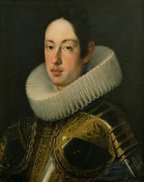 Ferdinando II of Tuscany, vintage artwork by Justus Sustermans, 12x8" (A4) Poster