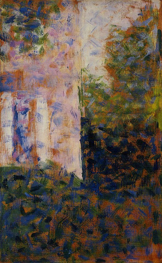 Corner of a House, vintage artwork by Georges Seurat, 12x8" (A4) Poster