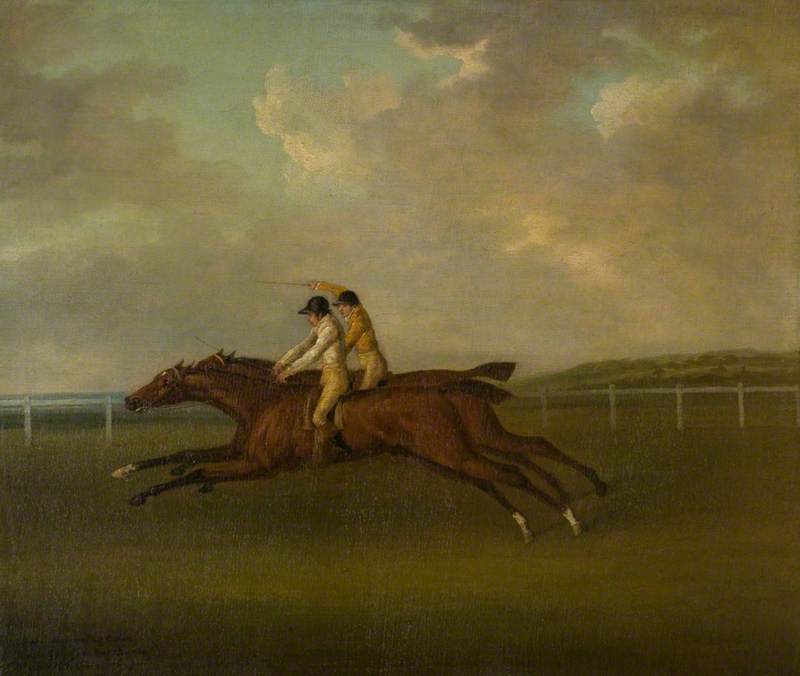 The Gold Cup, Epsom, May 1811, vintage artwork by John Nost Sartorius, 12x8" (A4) Poster