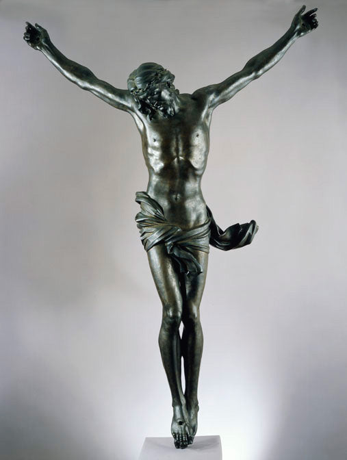The Crucified Christ (Corpus), vintage artwork by Gian Lorenzo Bernini, 12x8" (A4) Poster