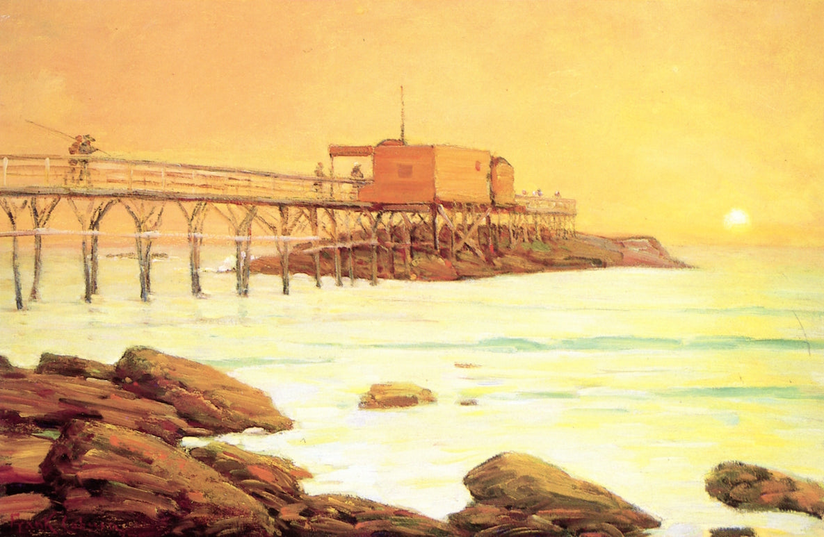 Laguna Beach Pier by Frank Coburn,A3(16x12")Poster