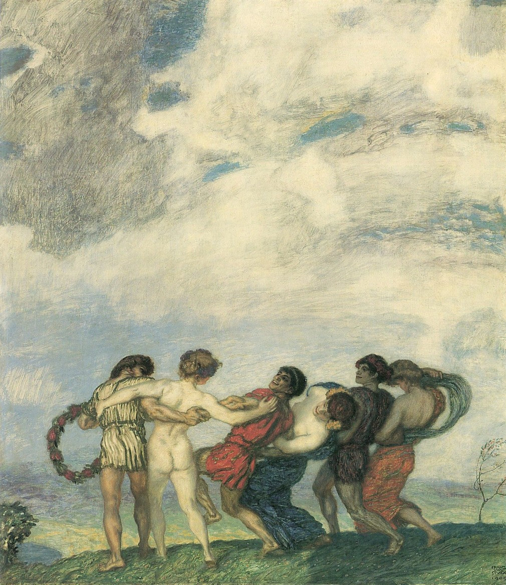 Spring Roundel by Franz von Stuck,A3(16x12")Poster