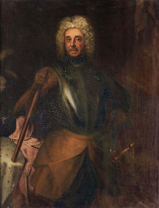 Carl Gustaf Mörner, Count of Morlanda, vintage artwork by David von Krafft, 12x8" (A4) Poster