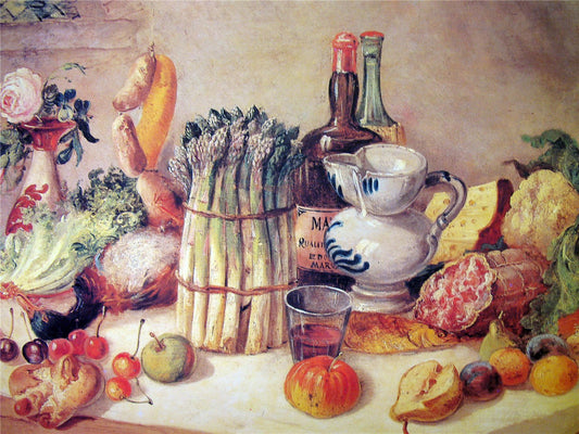 Still life by Giovanni Segantini,A3(16x12")Poster