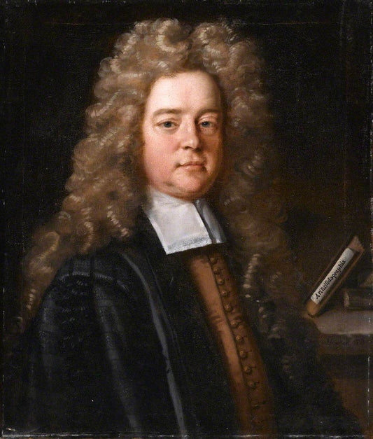 Dr William Musgrave, vintage artwork by Thomas Hawker, 12x8" (A4) Poster