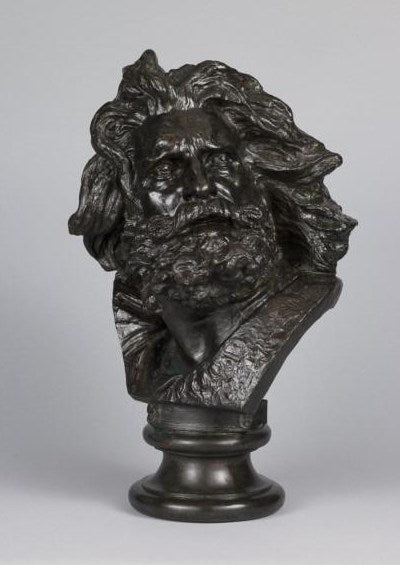 Head of Gaul, vintage artwork by François Rude, 12x8" (A4) Poster