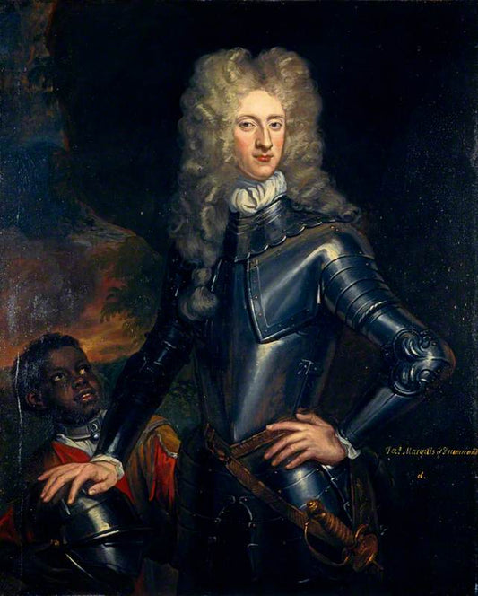 James Drummond (1673–1720), 2nd Titular Duke of Perth, Jacobite, vintage artwork by John Baptist Medina, 12x8" (A4) Poster