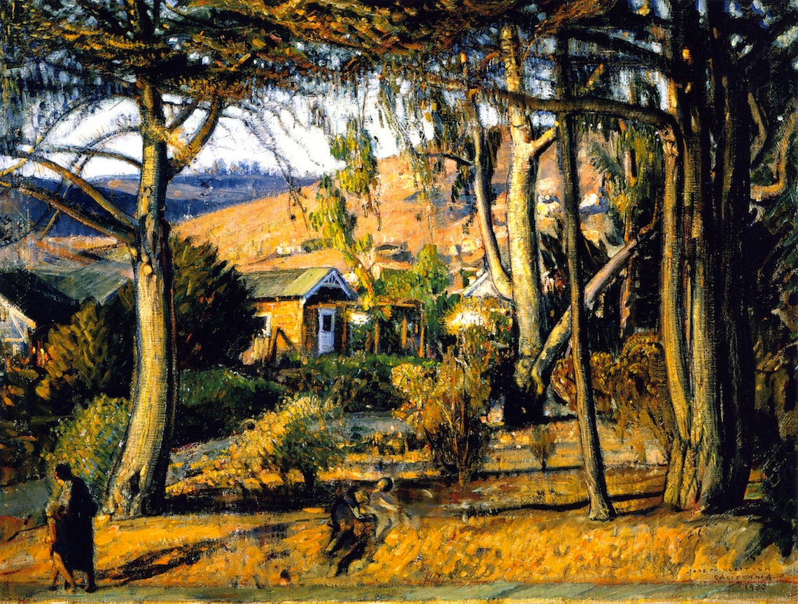California, vintage artwork by Joseph Kleitsch, 12x8" (A4) Poster