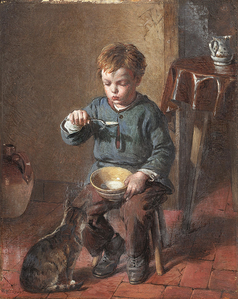 Porridge, vintage artwork by William Hemsley, A3 (16x12") Poster Print