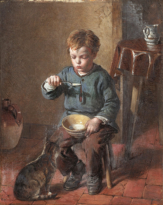 Porridge, vintage artwork by William Hemsley, A3 (16x12") Poster Print