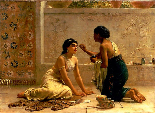 An Ancient Custom, vintage artwork by Edwin Long, RA, 12x8" (A4) Poster