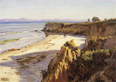 View of the Bluffs, Santa Barbara by Howard Russell Butler,A3(16x12")Poster