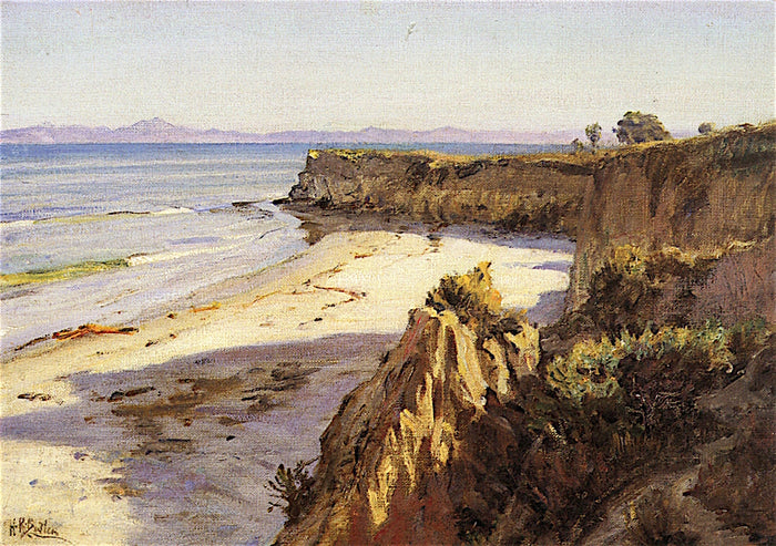 View of the Bluffs, Santa Barbara by Howard Russell Butler,A3(16x12